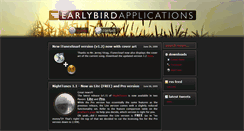 Desktop Screenshot of earlybirdapplications.com
